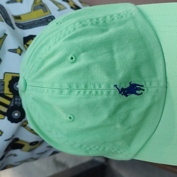 Polo Ralph Lauren Baseball Cap Light Green Embroidered Logo - Picture 2 of 13